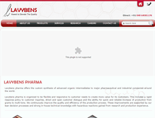 Tablet Screenshot of lavybenspharma.com